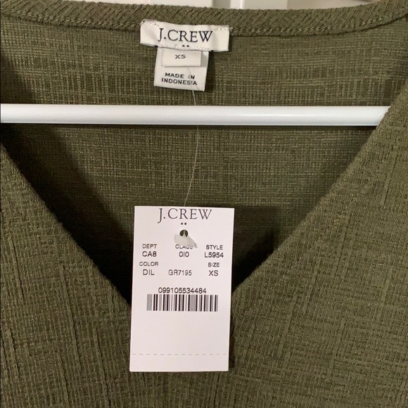 NWT J Crew Knotted Tee - Picture 2 of 3